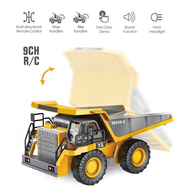 🚜 Mini alloy remote control excavator | 1/64 Scale Engineering Gift Set