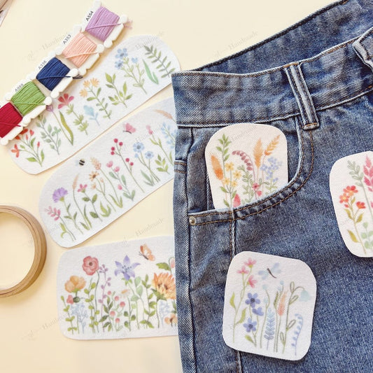 πΈ Vintage Garden Embroidery Pattern Set | Easy & Creative DIY Stitch Kit β¨