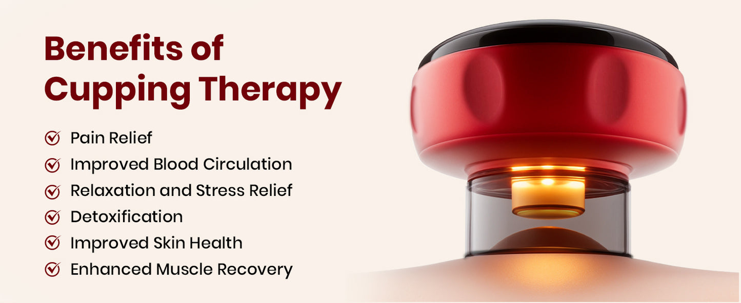 💆 Electric Cupping Therapy Device | 5-in-1 Relief for Tension, Pain & Recovery