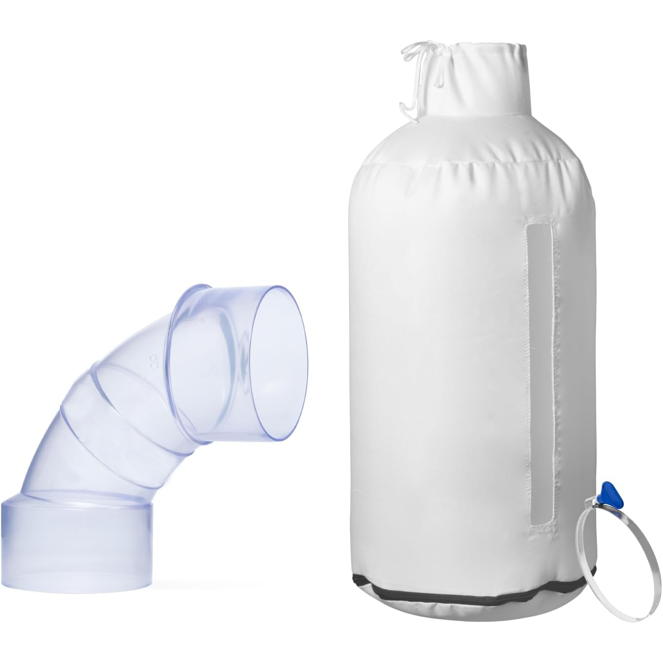 🏅 Dust Collection Bag with 4-Inch Keyed Hose Clamp | 30-Micron Filtration