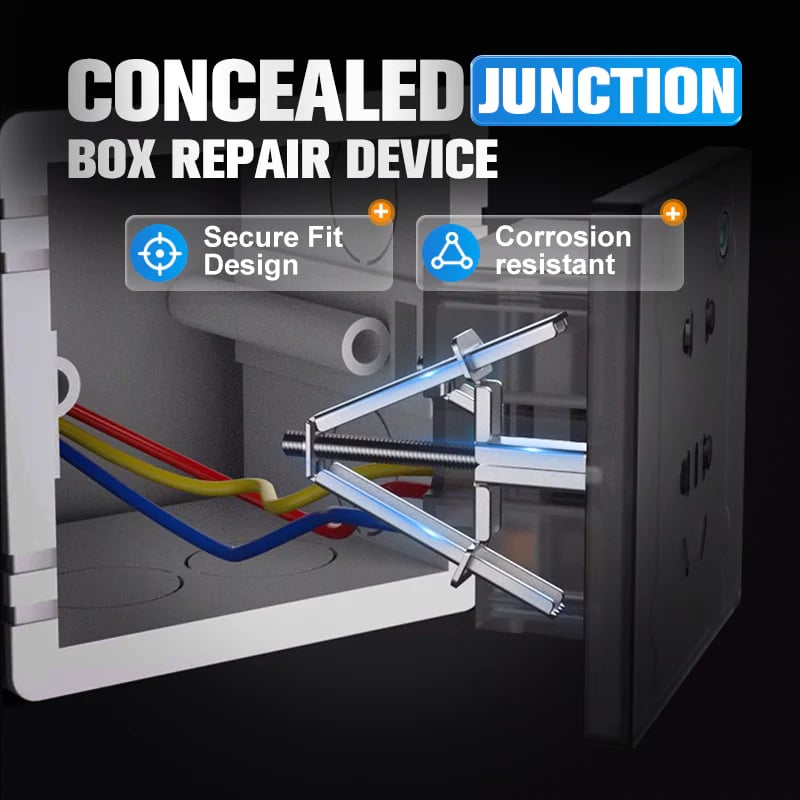 🏆 Concealed Junction Box Repair Device | Fix Loose Boxes in 2 Easy Steps