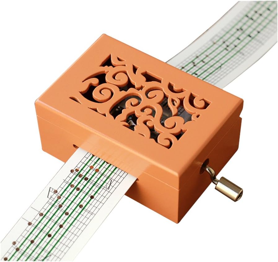 🎼 Retro Walnut Hand-Cranked Music Box | Create & Play Timeless Melodies