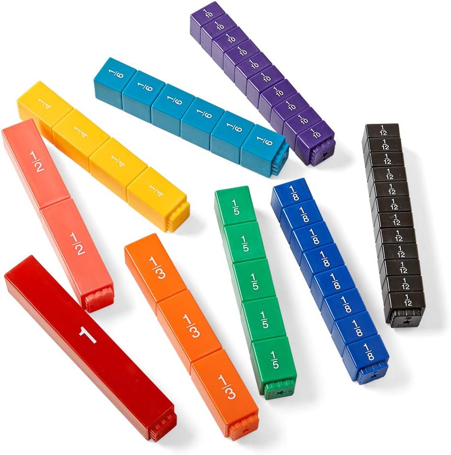 📚 Interlocking Fraction Cubes Activity Set | Learn Fractions, Decimals & Percentages the Fun Way ✨