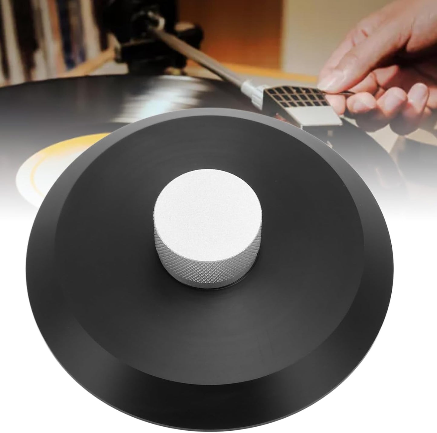🎶 Record Weight Stabilizer | Vibration Reduction & Sound Enhancement for Turntables 💽