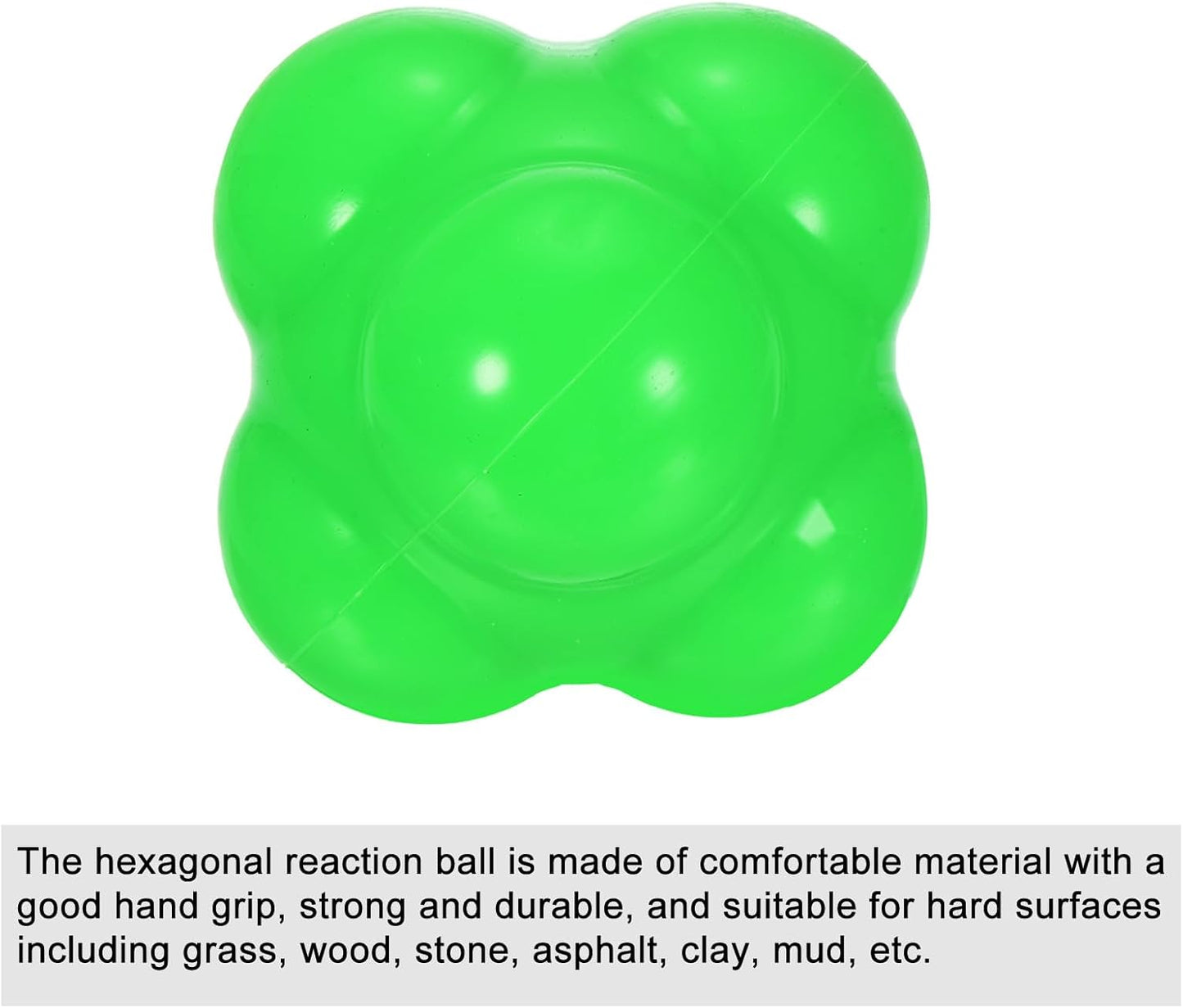 🏃 Reaction Ball | Hexagon Design for Agility & Reflex Training