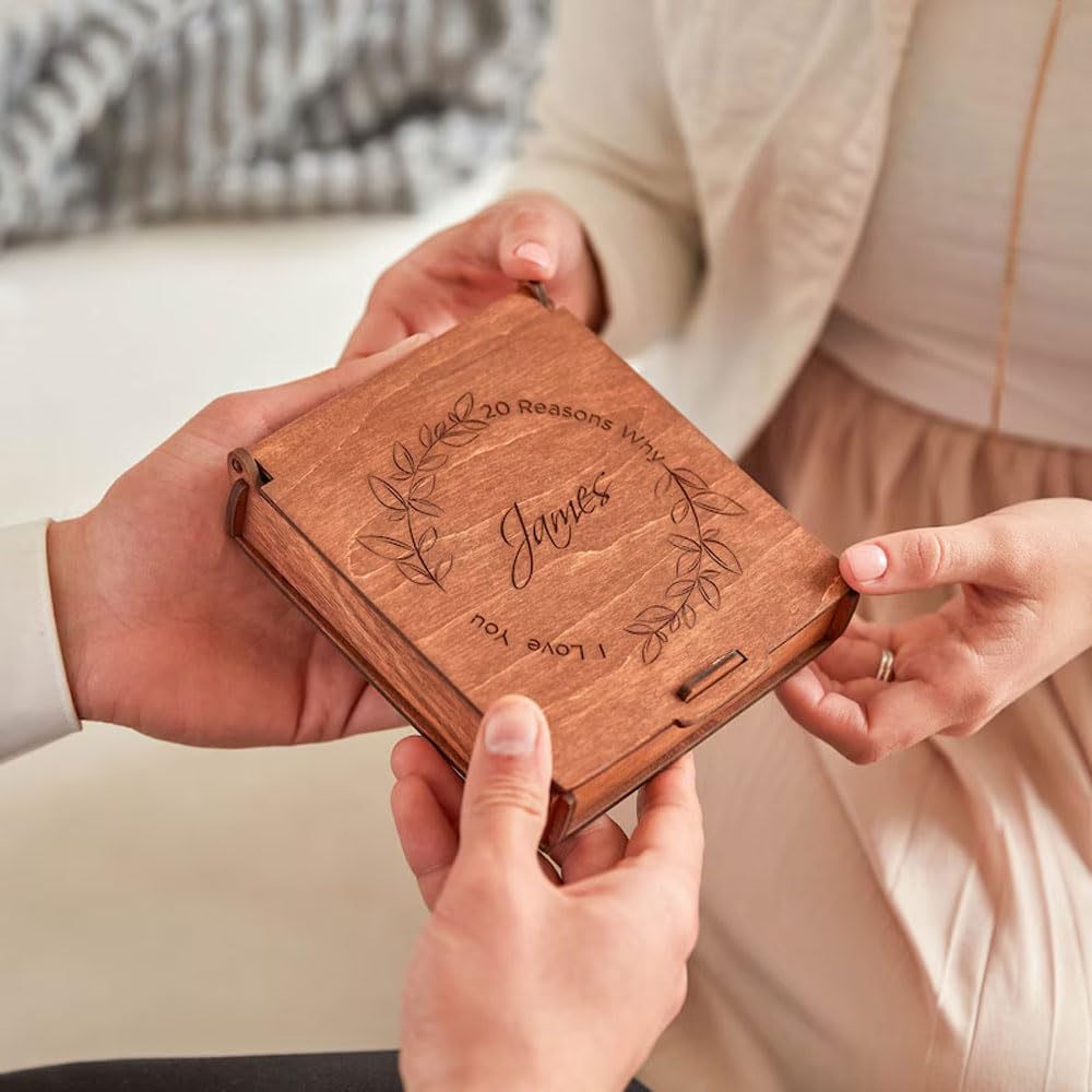 🧩 Personalized Wooden Puzzle | 20 Reasons Why I Love You