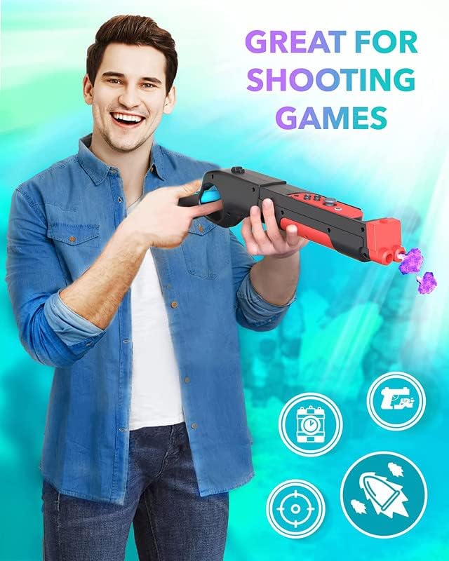 🎮 Nintendo Switch Gun Controller | Level-Up Immersion for Shooting Games