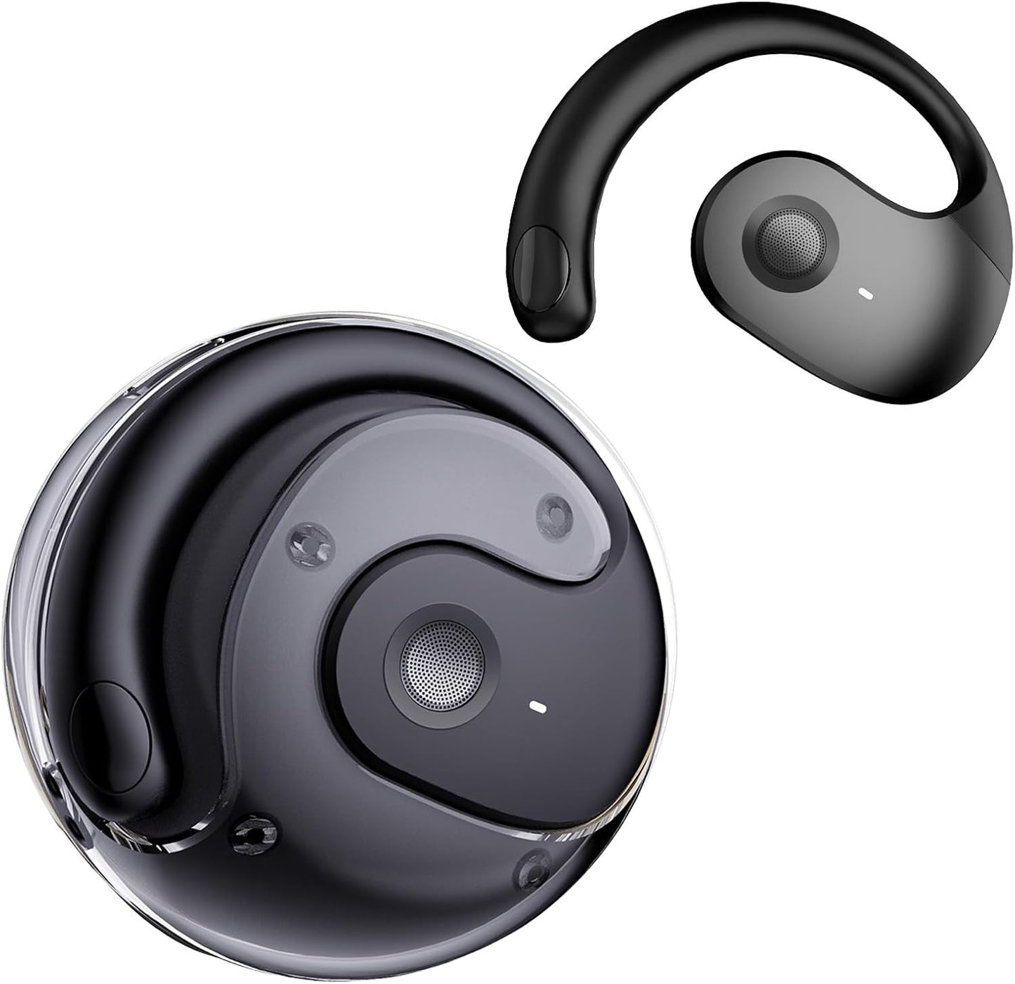 🎧 AI Language Translator Earbuds | Open-Ear Fit, Real-Time Voice Translation, Ultra-Lightweight