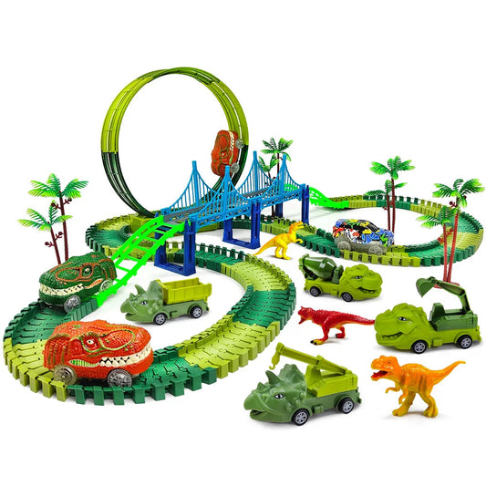 ๐ฆ Dinosaur Transport Track Set | Creative Jurassic Adventure Playset