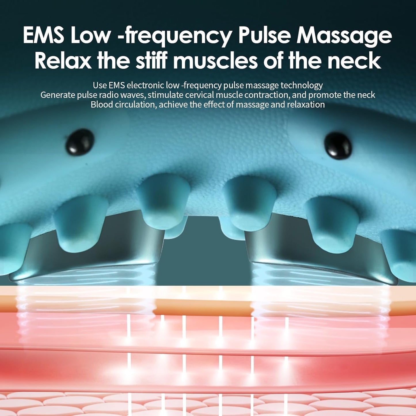 💆 Neck Massager with EMS & Heat | Relieve Tension and Restore Posture Anytime
