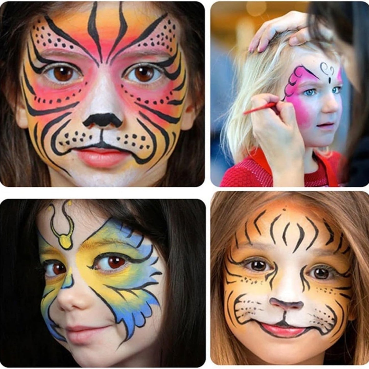 🎨 20-Color Face & Body Paint Kit | Vibrant, Long-Lasting & Professional