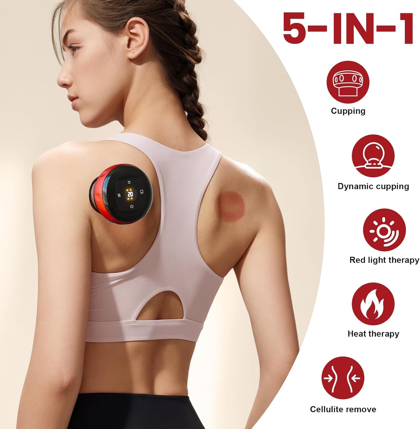 💆 Electric Cupping Therapy Device | 5-in-1 Relief for Tension, Pain & Recovery