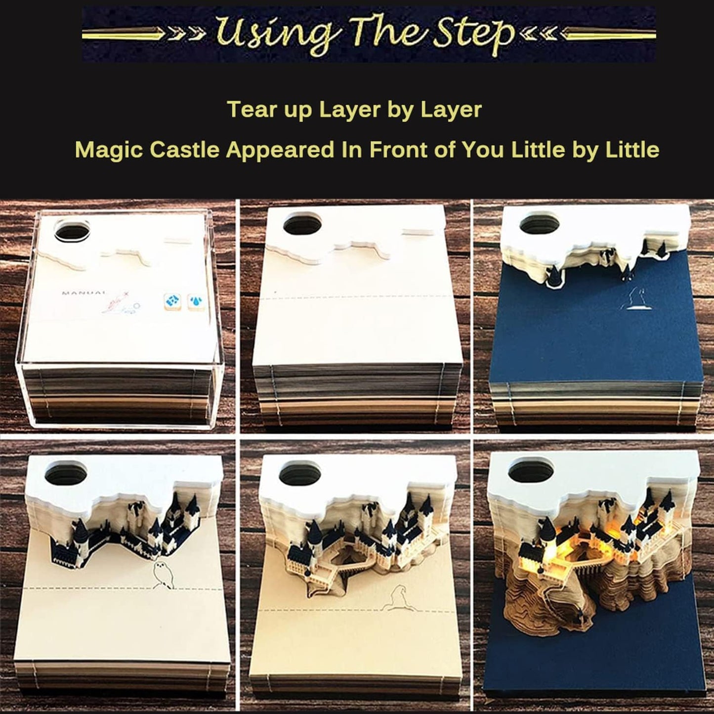 🚢 Titanic 3D Sticky Note Pad with LED Light | DIY Desk Art & Gift