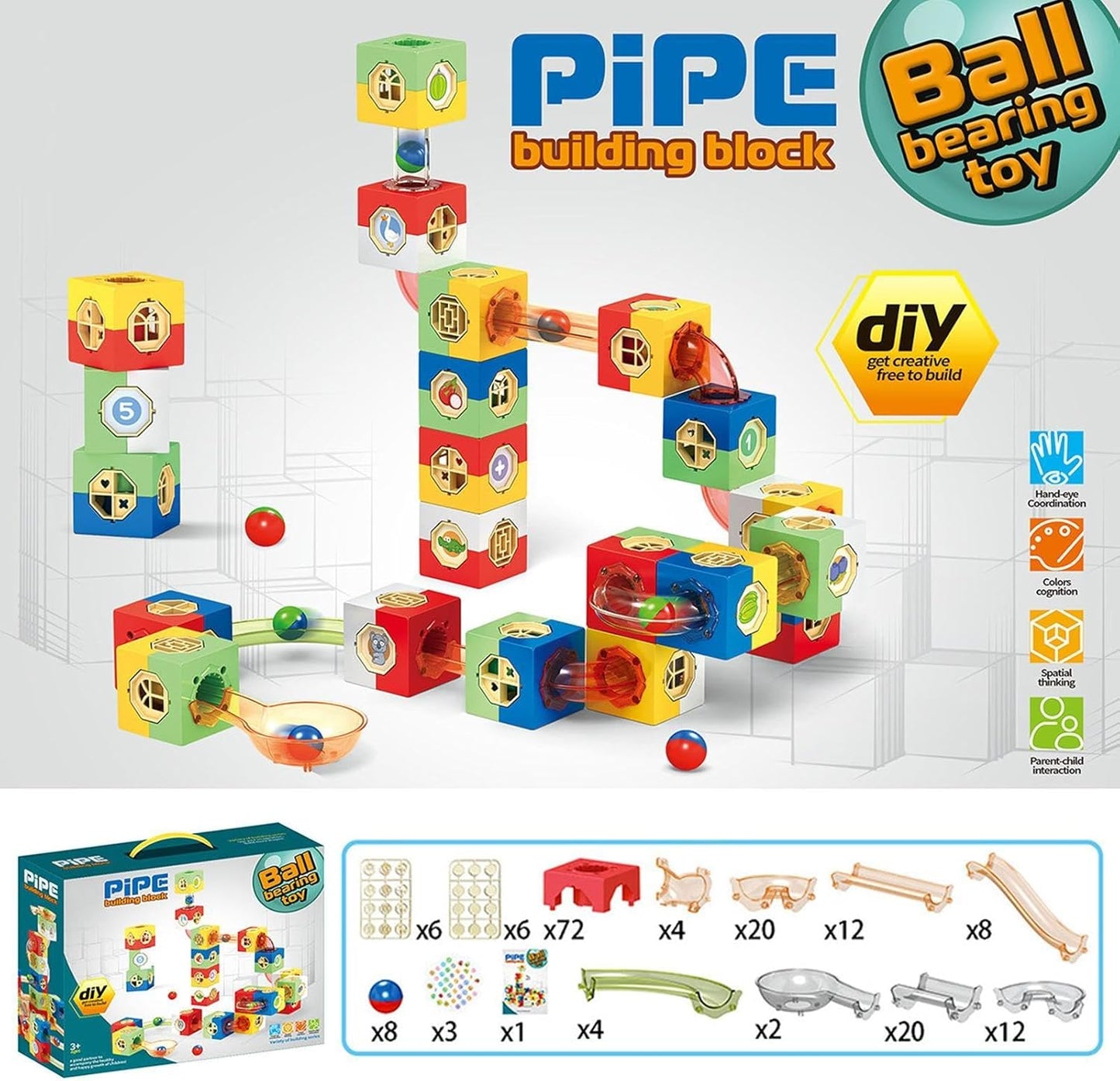 🎢 Marble Track Building Toy | STEM Fun for Creative Kids