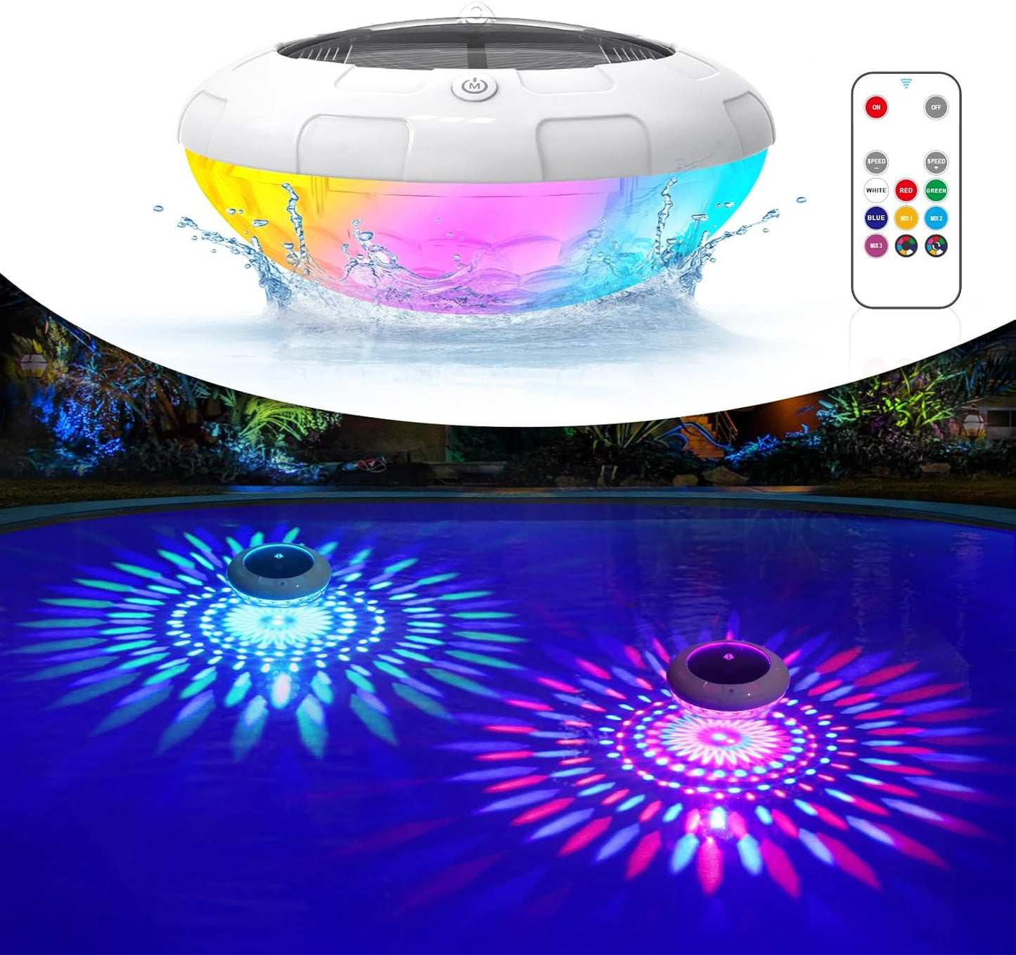 💡 Floating Pool Lights | Solar-Powered, Color-Changing, with Remote Control 🌈