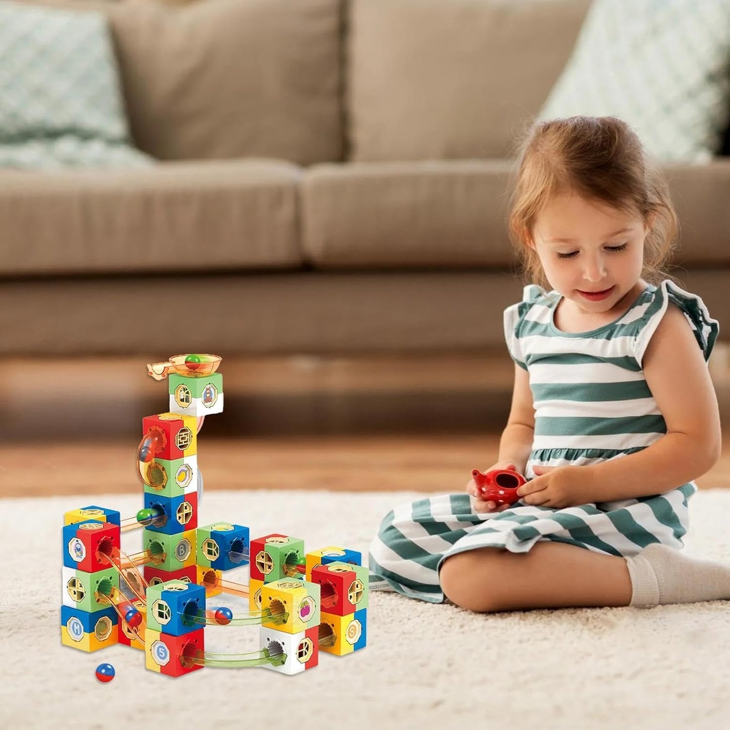 🎢 Marble Track Building Toy | STEM Fun for Creative Kids