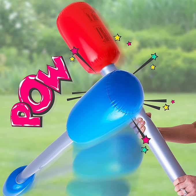 🛡️ Inflatable Jousting Sticks – Hilarious Outdoor Duel Game for Kids & Adults!