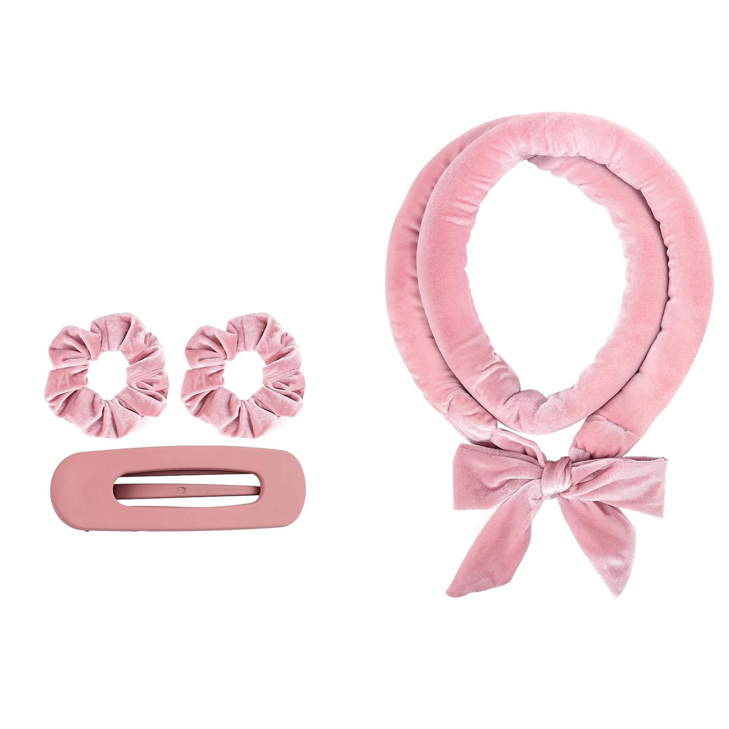 🎀 Heatless Curling Ribbon | Soft Overnight Curler for Effortless Waves