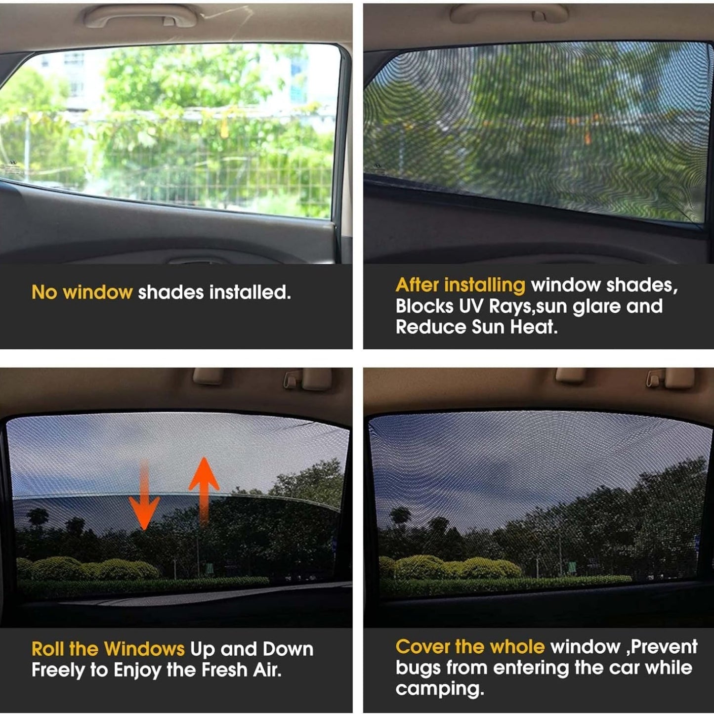 🚗 Magnetic Car Sunshade | UV Protection & Easy Magnetic Fit