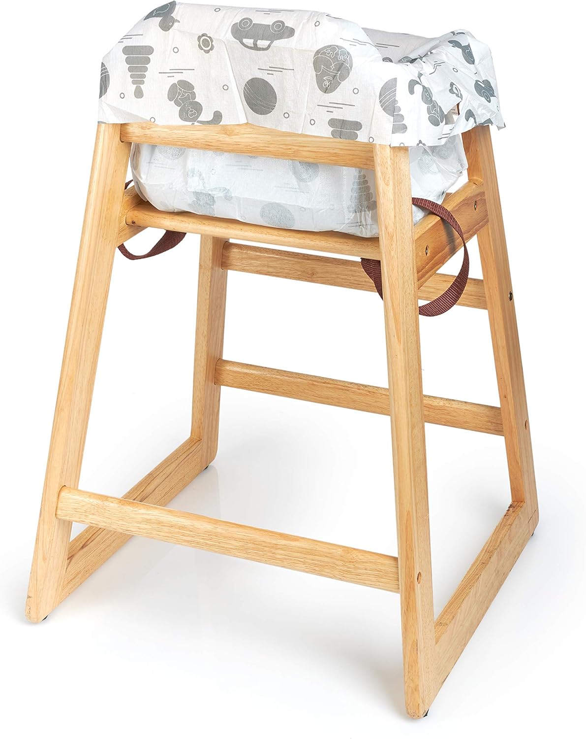 🪑 Disposable Highchair Seat Cover | Waterproof · Tear-Resistant · Kids Animal Pattern 🧸