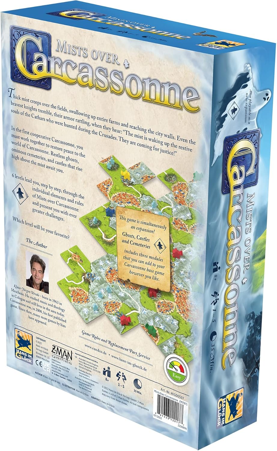 👻 Mists on Carcassonne | Cooperative Tile Game with Spooky Challenges
