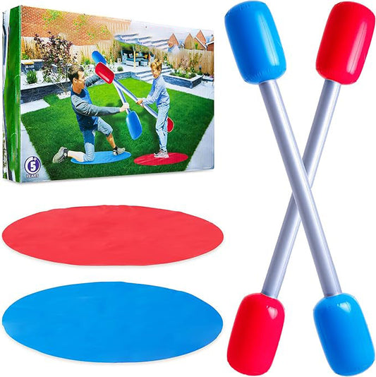 π‘οΈ Inflatable Jousting Sticks β Hilarious Outdoor Duel Game for Kids & Adults!