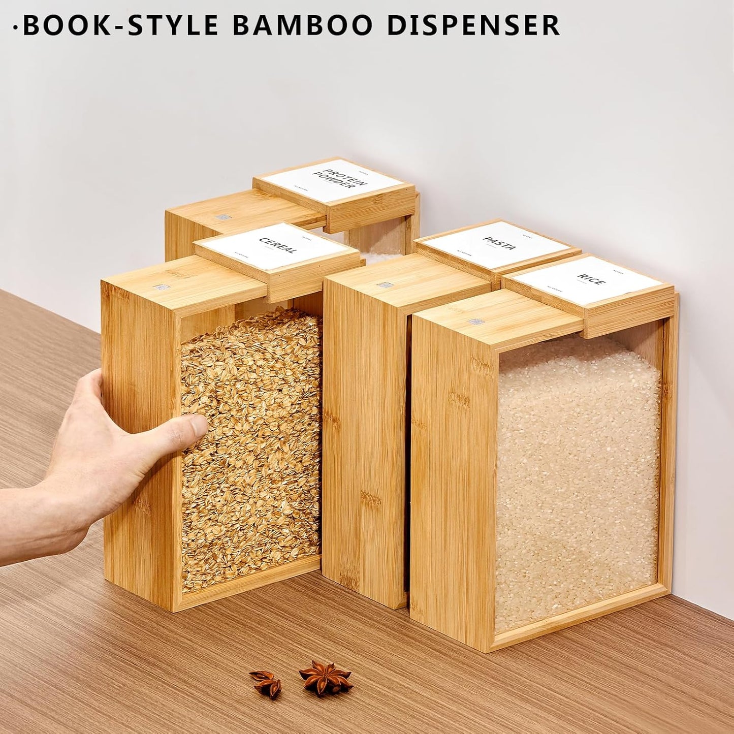 🎋 Bamboo Food Storage Container | Minimalist Style with Everyday Function 🏡