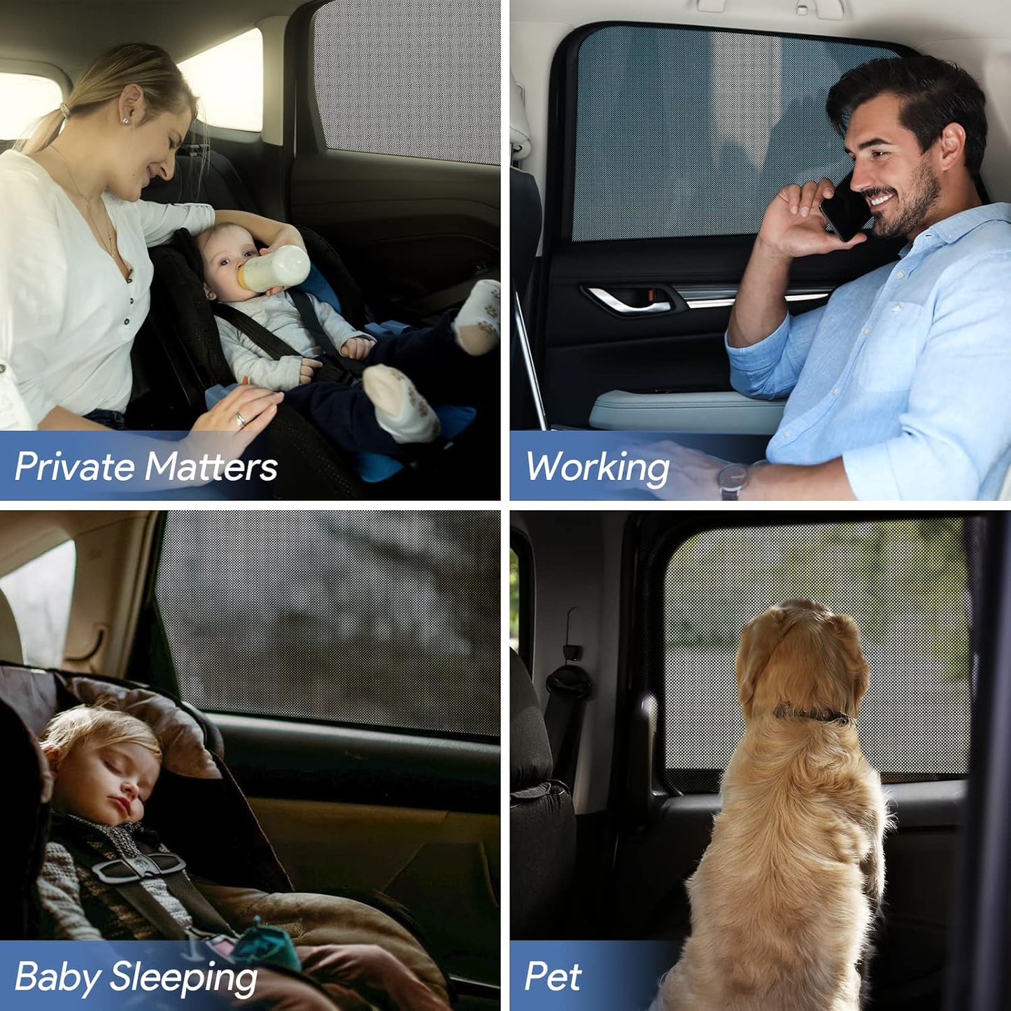 🚗 Magnetic Car Sunshade | UV Protection & Easy Magnetic Fit