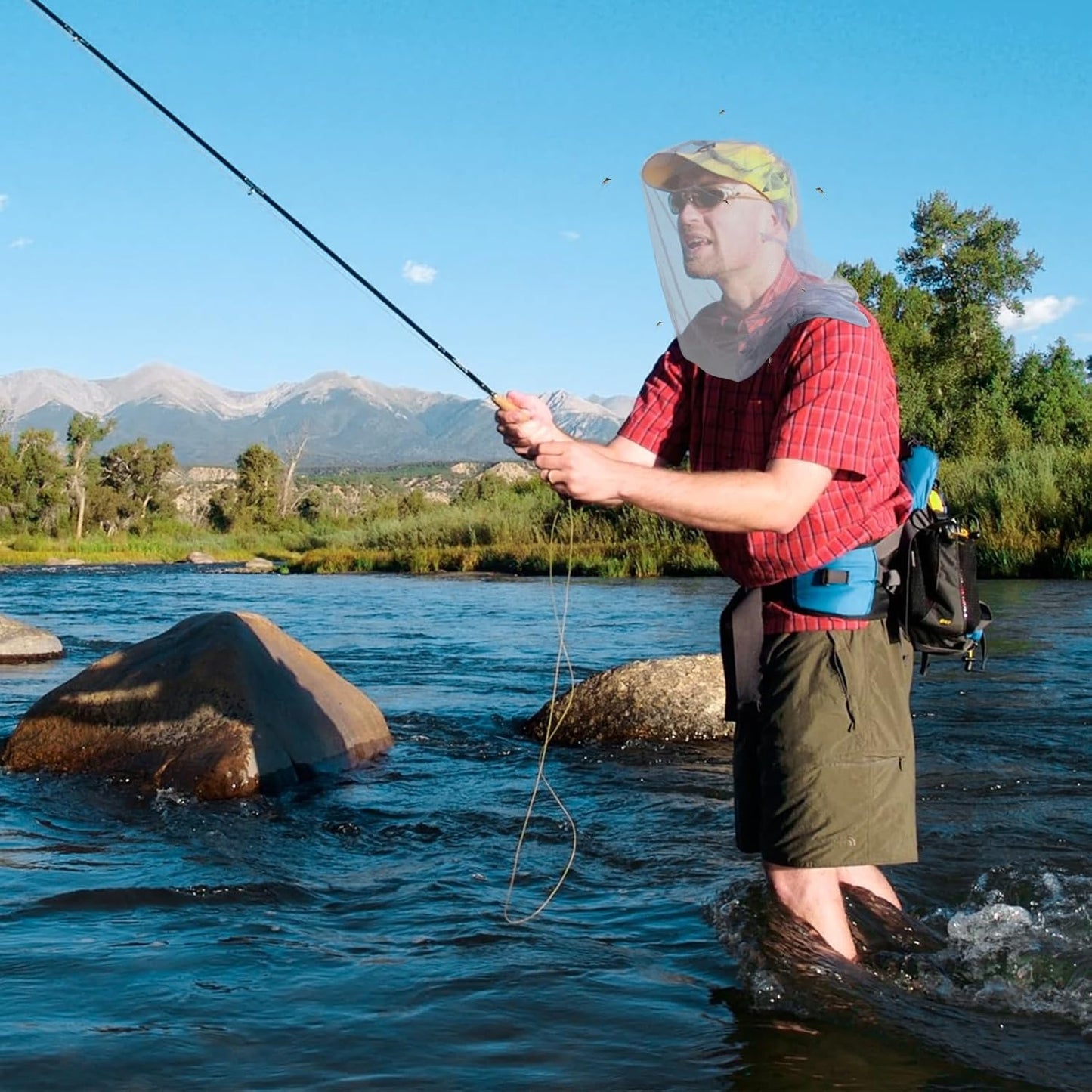 🦟 Mosquito Net Jacket & Pants Set | Full-Body Mesh Shield for Outdoor Protection