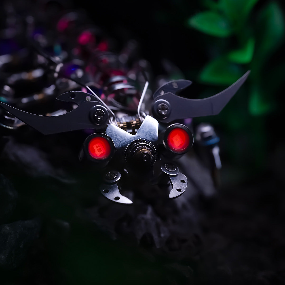 🕷️ Nebulipedes Assembly Kit | Dual-Color LED Mech Model with Articulated Limbs