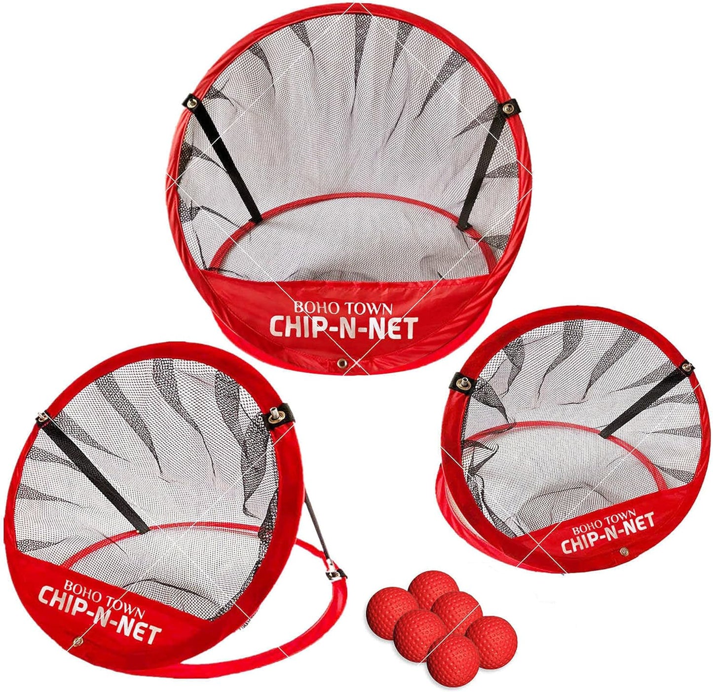 ⛳ Golf Chipping Net Set | 3 Targets + Foam Balls + Carry Bag for Indoor & Outdoor Practice 🎯