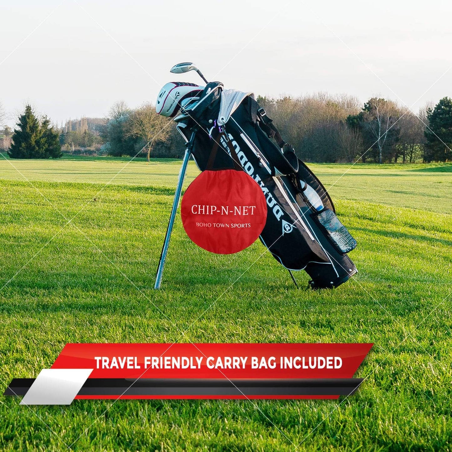 ⛳ Golf Chipping Net Set | 3 Targets + Foam Balls + Carry Bag for Indoor & Outdoor Practice 🎯