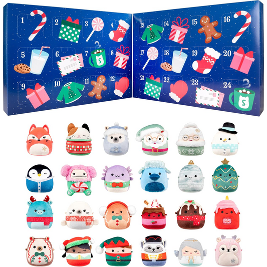 🎄 24 Days Plush Holiday Advent Calendar | Countdown to Christmas