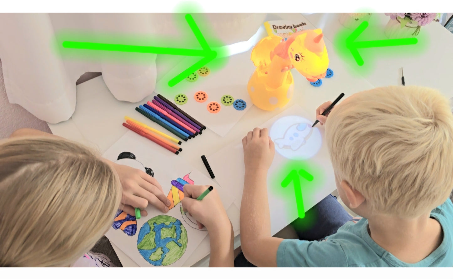 📚 Kids Drawing Projector Table | Creative Art & Educational Fun