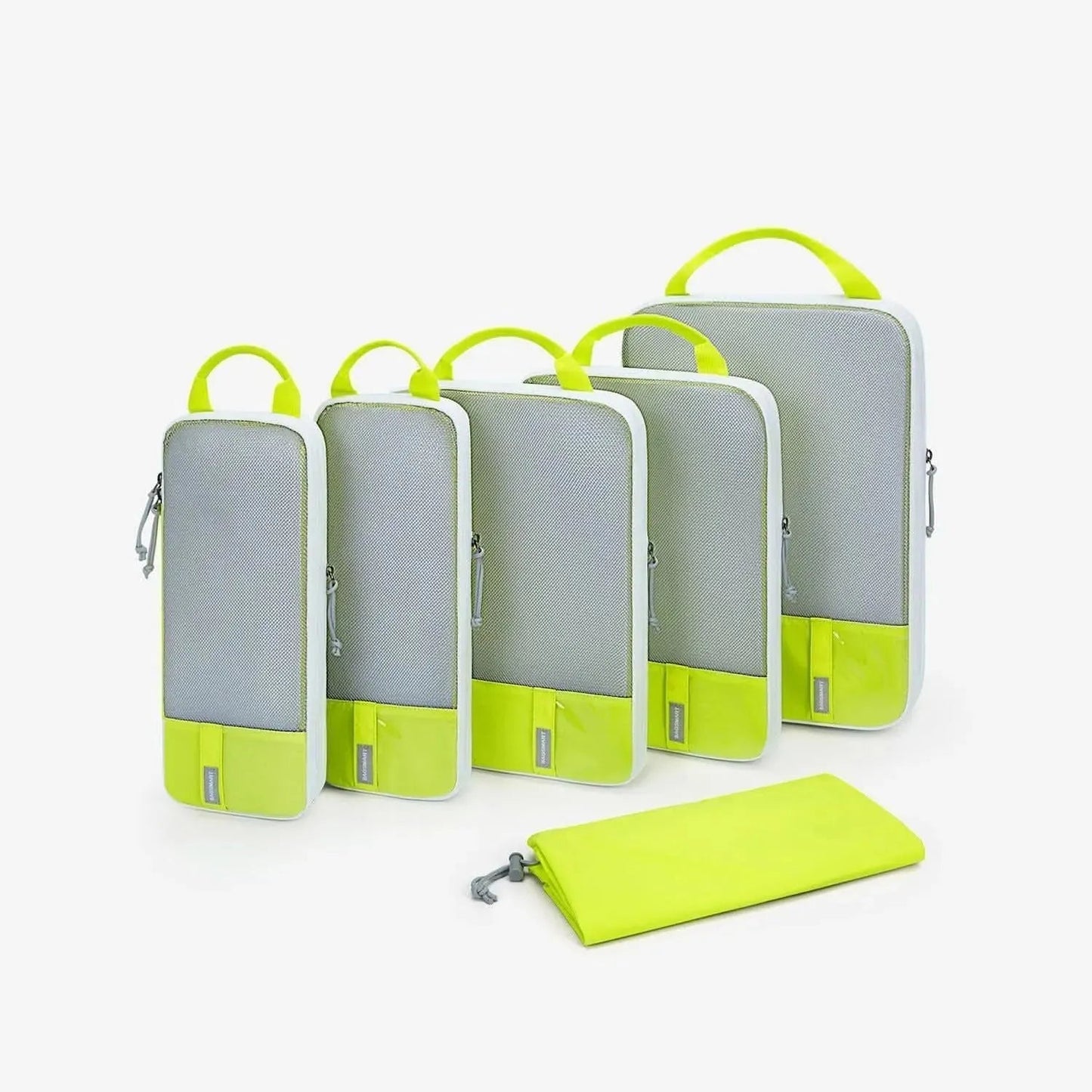 🛫 Travel Compression Packing Cubes Set | Lightweight Organizers with Expandable Design & Clear Pockets