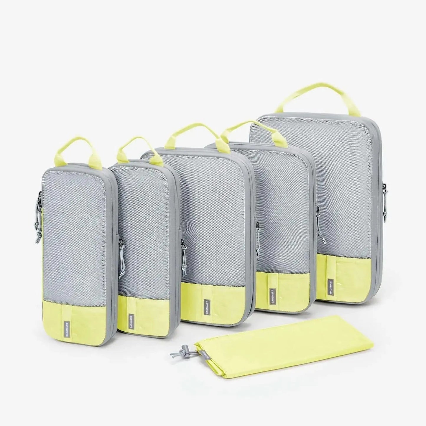 🛫 Travel Compression Packing Cubes Set | Lightweight Organizers with Expandable Design & Clear Pockets