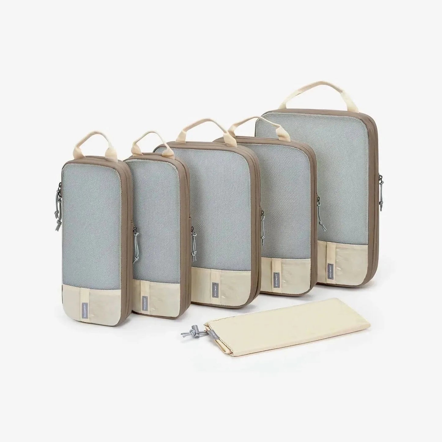 🛫 Travel Compression Packing Cubes Set | Lightweight Organizers with Expandable Design & Clear Pockets