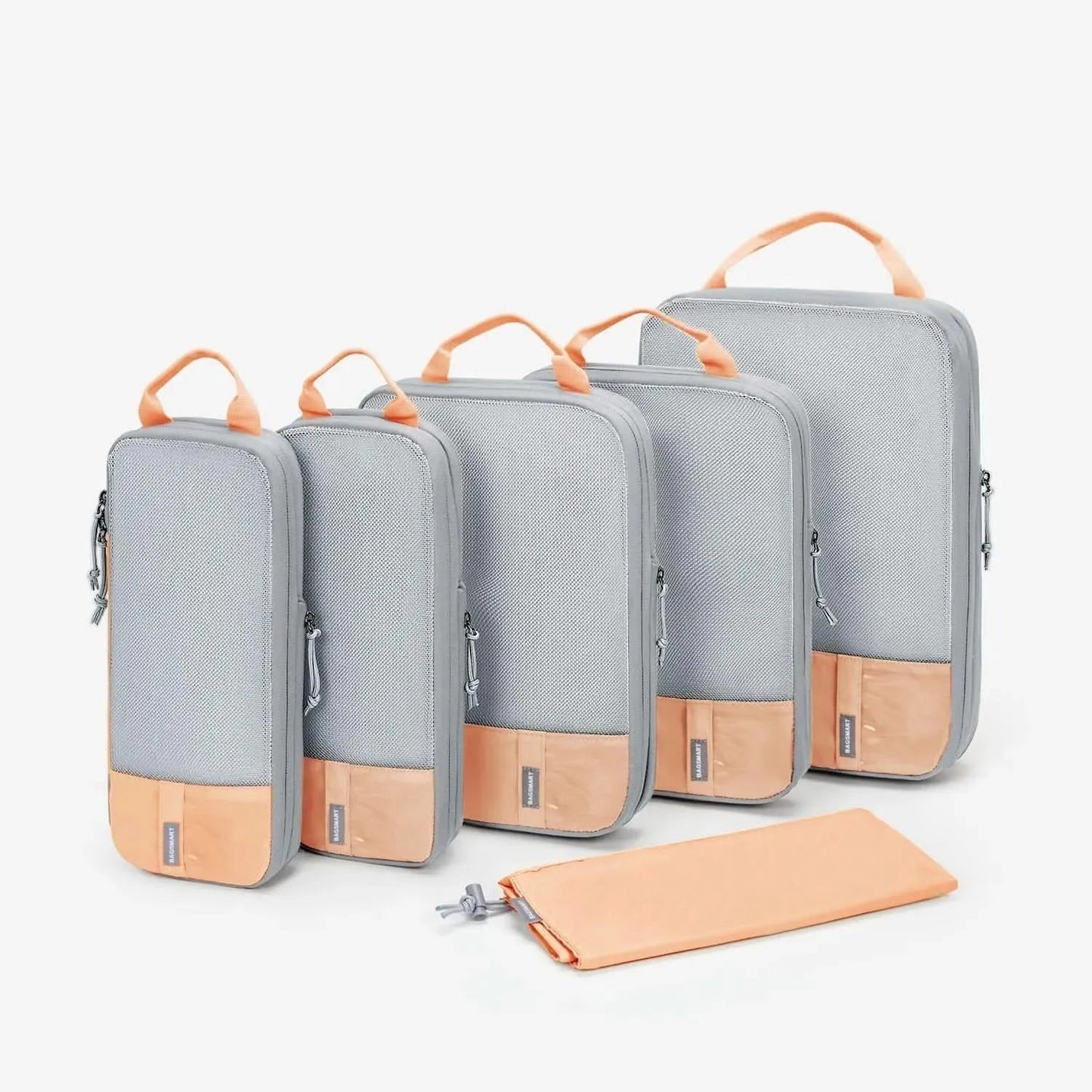 🛫 Travel Compression Packing Cubes Set | Lightweight Organizers with Expandable Design & Clear Pockets