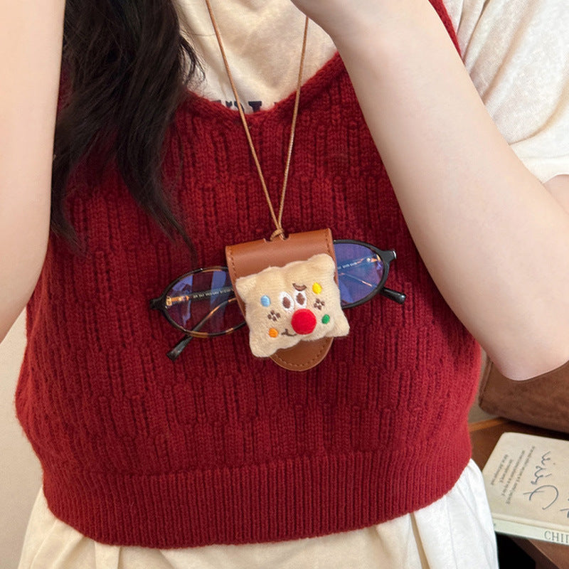 🐾 Cartoon Leather Pendant Necklace – Add a Cute Twist to Your Look