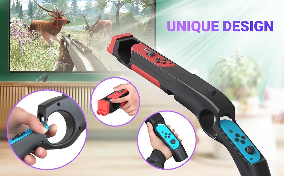 🎮 Nintendo Switch Gun Controller | Level-Up Immersion for Shooting Games