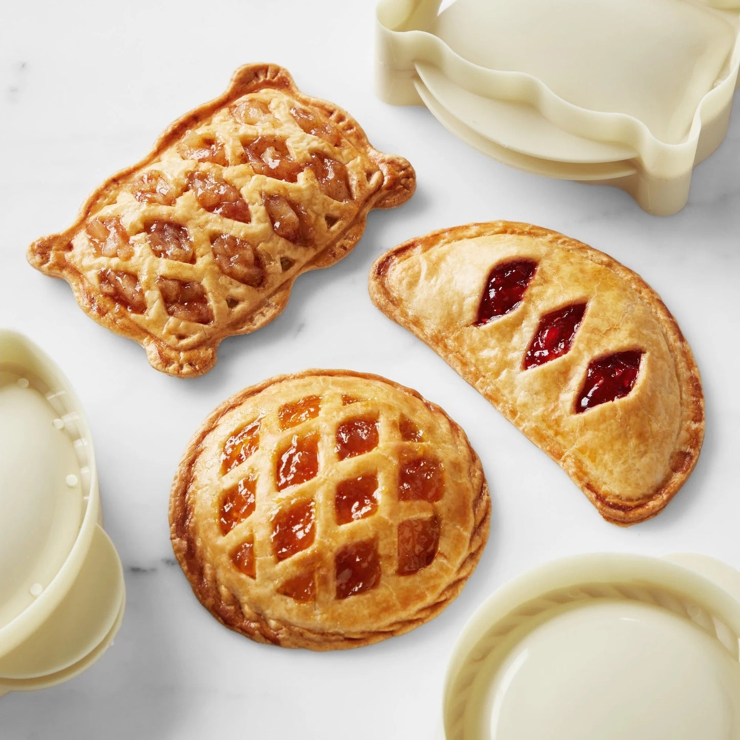 Holiday Mini Pie Mold Set – Fun Shaped Cookie & Pastry Baking Tools