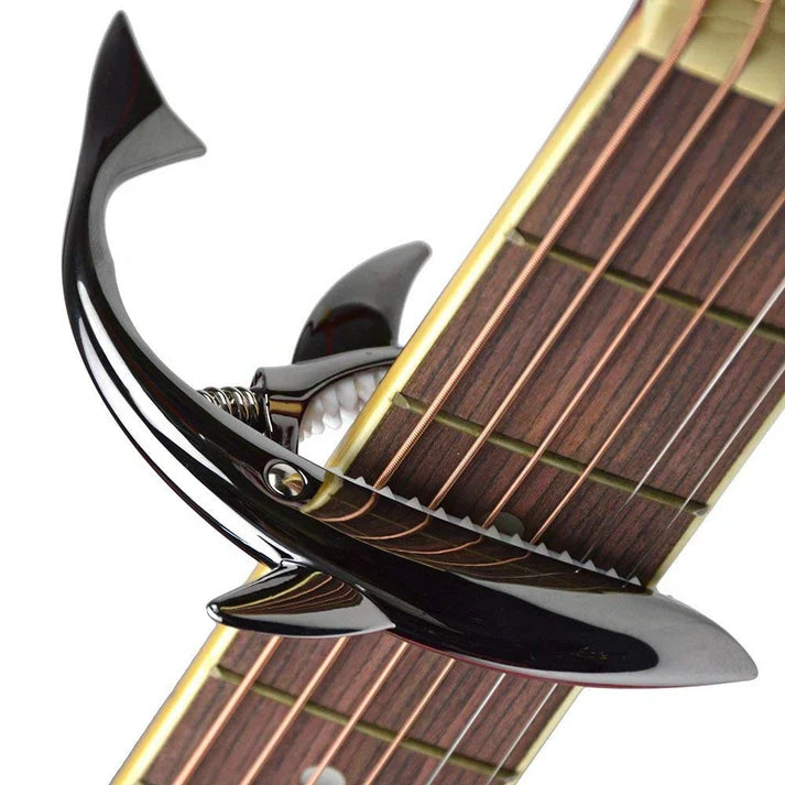 🎸 Shark Bite Guitar Capo | Stylish Design with Precision Grip 🦈