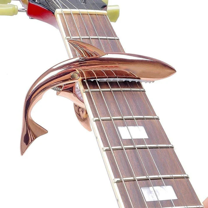 🎸 Shark Bite Guitar Capo | Stylish Design with Precision Grip 🦈