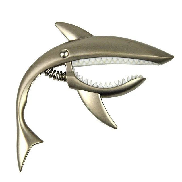 🎸 Shark Bite Guitar Capo | Stylish Design with Precision Grip 🦈