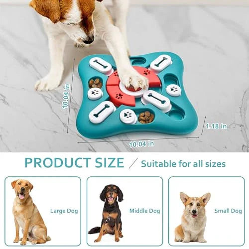 🐾 Dog Puzzle Toy | Interactive IQ Training & Slow Feeder 🎲