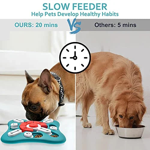 🐾 Dog Puzzle Toy | Interactive IQ Training & Slow Feeder 🎲