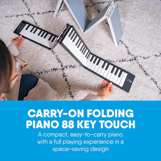 🎹 Carry-on Foldable 88-Key Digital Piano | Music Anywhere, Anytime ✈️