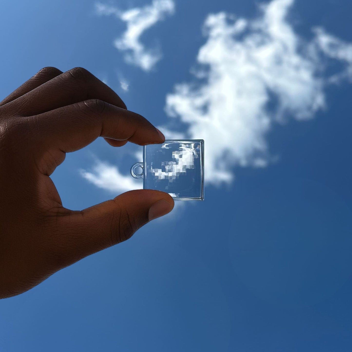 🏆 Pixel Filter Keychain | Carry the Blocky World Everywhere