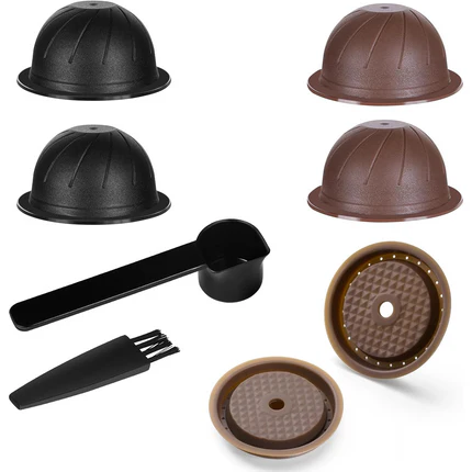 ☕ Reusable Coffee Capsule Lid Set | Eco-Friendly Brewing Made Easy