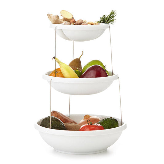 🍬 2/3 Tier Twist Fold Party Bowl | Collapsible Snack & Fruit Platter 🎉
